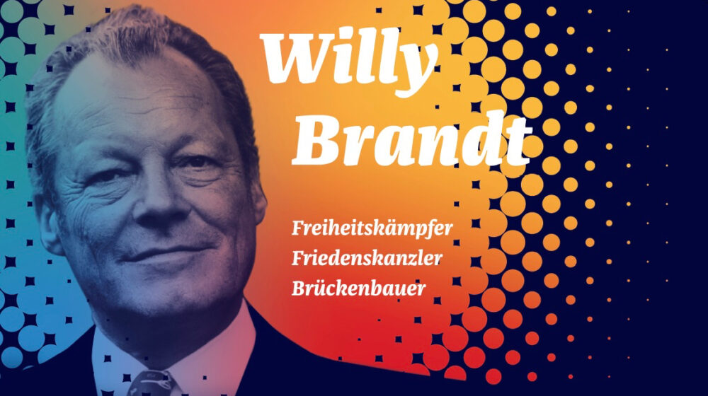 Key Visual Willy Brandt-Wanderausstellung