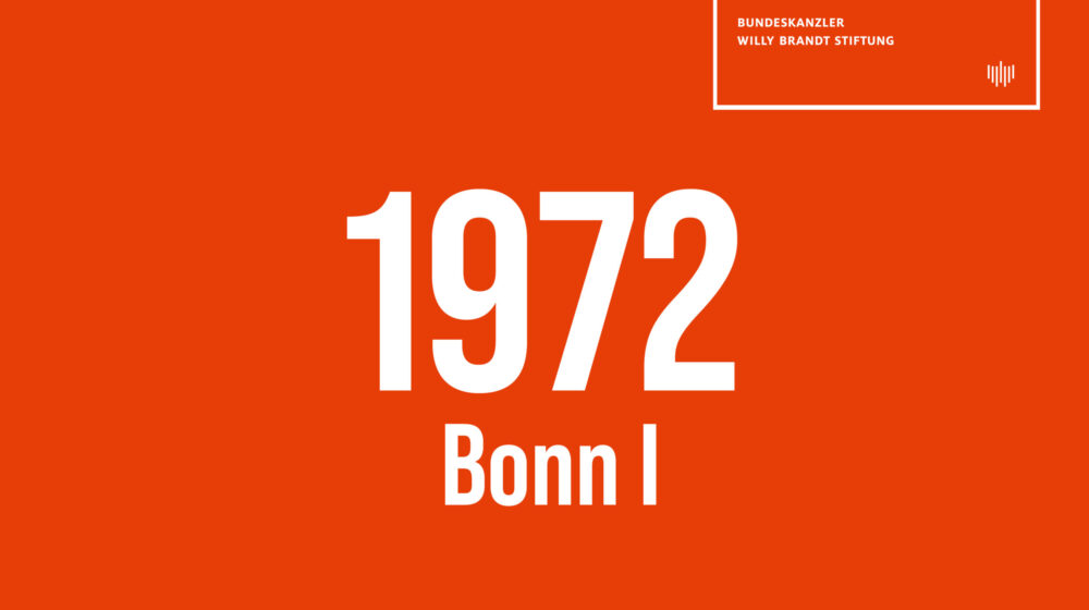Titelbild Game Changer Bonn I 1972