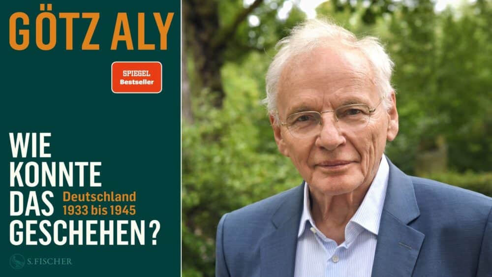 Götz Aly mit Buchcover