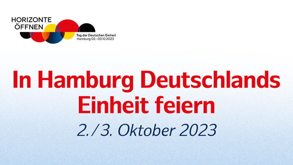 Key-Visual Tag der Deutschen Einheit 2023