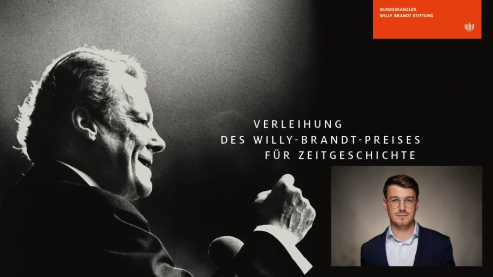 Willy-Brandt-Preis für Zeitgeschichte 2025 Joey Rauschenberger