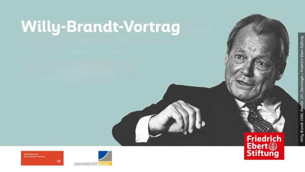 Key-Visual Willy-Brandt-Vortrag Bonn