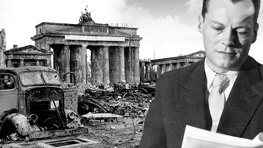 Willy Brandt vor dem Brandenburgertor (Fotomontage)