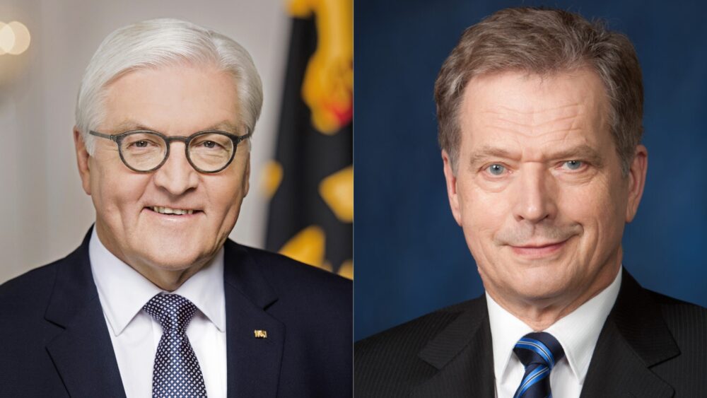 Bundespräsident Frank-Walter Steinmeier und der Präsident der Republik Finnland, Sauli Niinistö