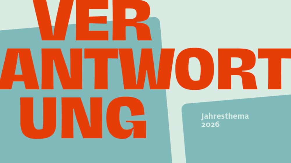 Key-Visiual zum Jahresthema 2026: Verantwortung